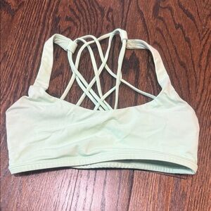Lululemon Light Green Free to Be Sports Bra - Women Intimates & Sleepwear